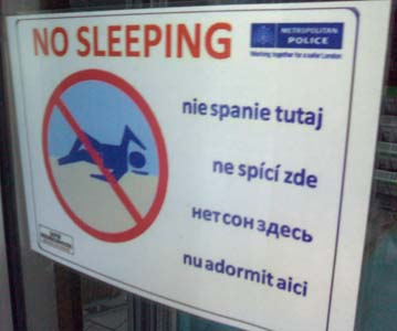 Threat to  soup runs