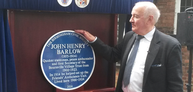 Blue plaque unveiled