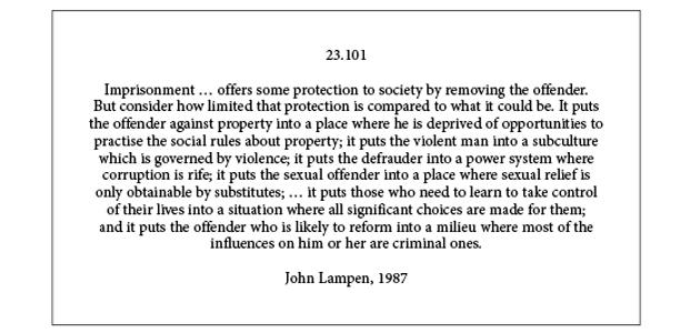 Mental health in prisons