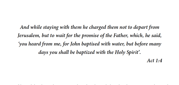 Baptism in the Spirit