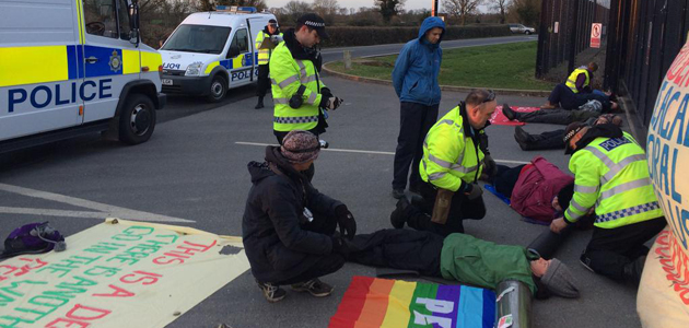 Friend joins Burghfield blockade
