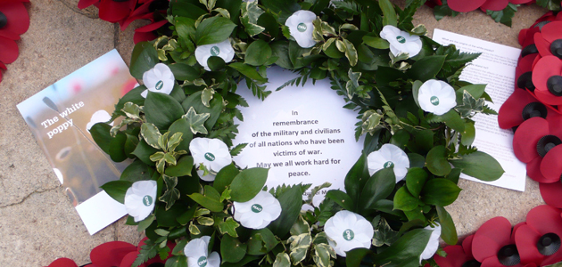 Bury St Edmunds silent vigil at war memorial