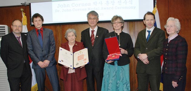 Korean government honours Quaker