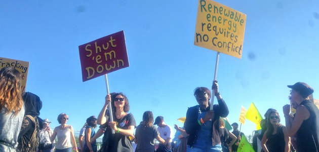 ‘Block Around the Clock’ anti-fracking camp