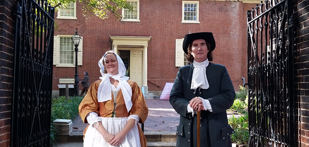 Philadelphia Quakers in Penn tribute