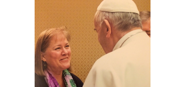 Papal audience for FWCC general secretary