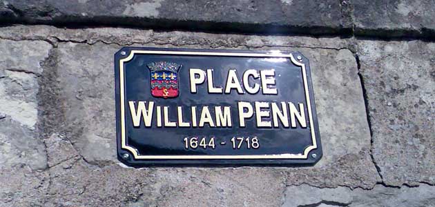 Saumur honours William Penn