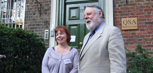 Terry Waite welcomes charity to new home in the neighbourhood