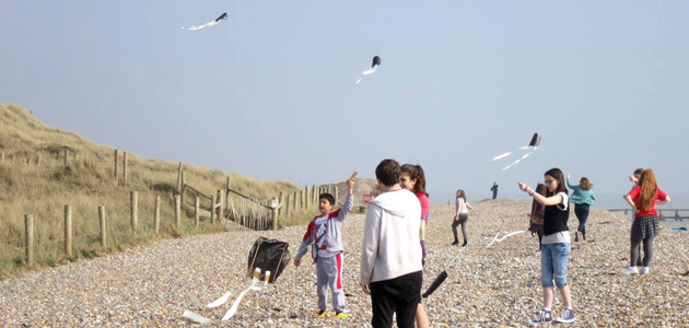 Support through kites