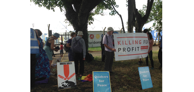 Quaker witness at Farnborough Air Show