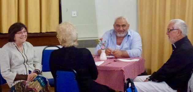 Supper for Syrian refugees