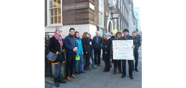 Zero-hours vigil at Friends House