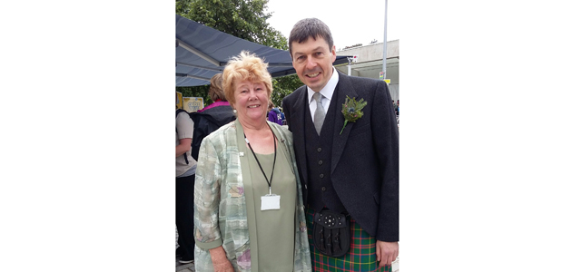 Friends at opening of Scottish parliament