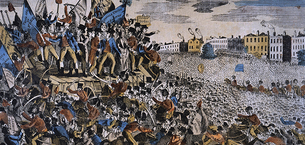 ‘Some sought sanctuary in the Meeting house… The soldiers followed, continuing their onslaught’