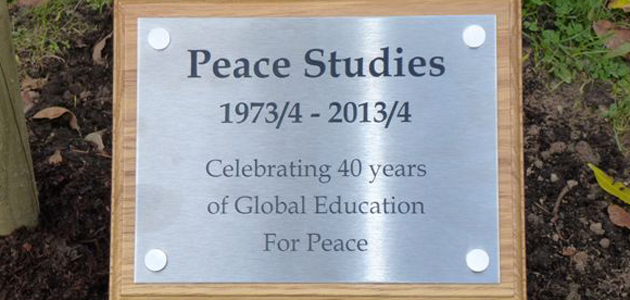 Peace Studies department celebrates