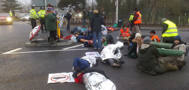 Friends turn out in peaceful Aldermaston blockade