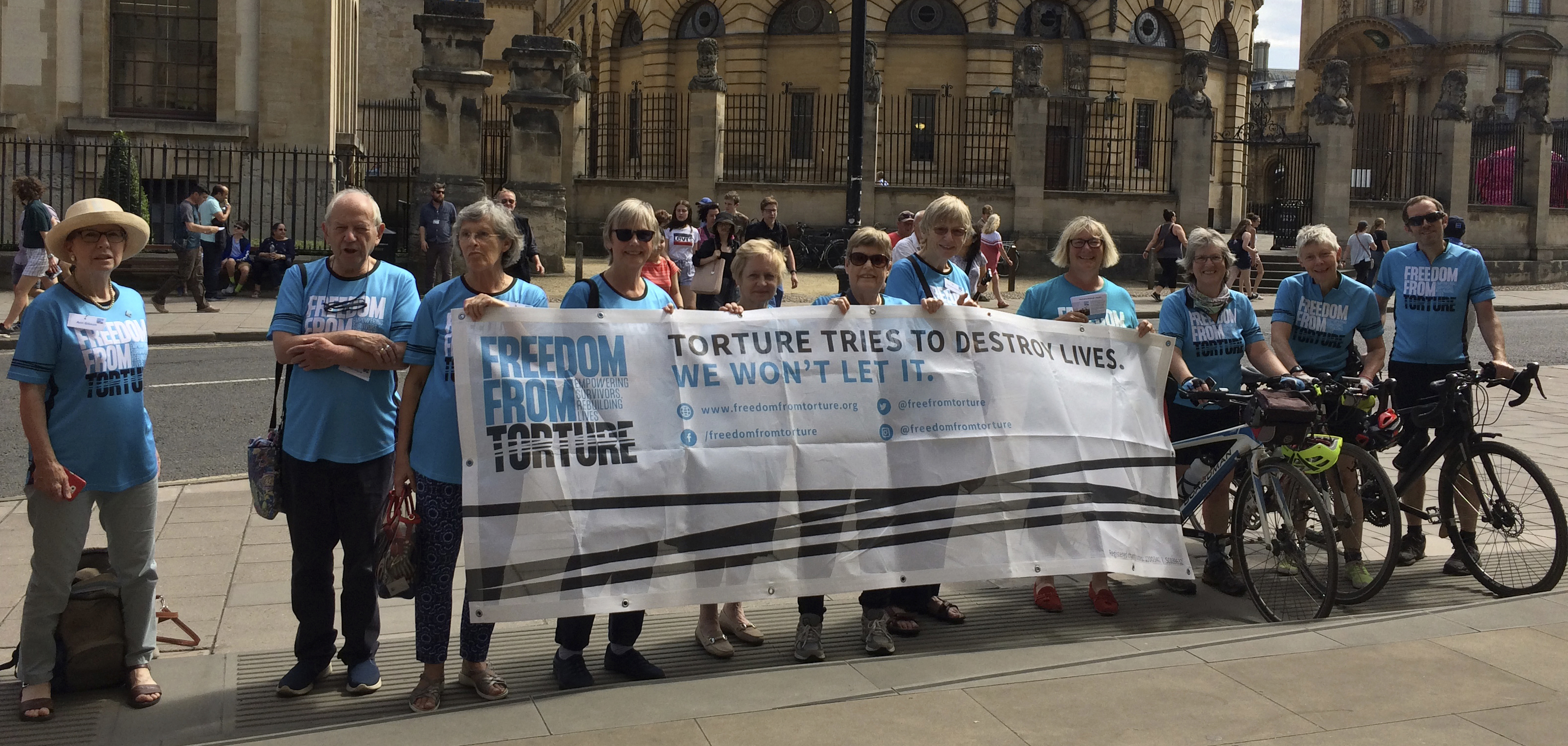 Friends ride for ‘Freedom from Torture’