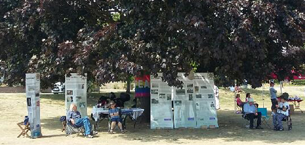 Woodbridge Friends’ ‘Tree for Peace’ at first world war centenary event