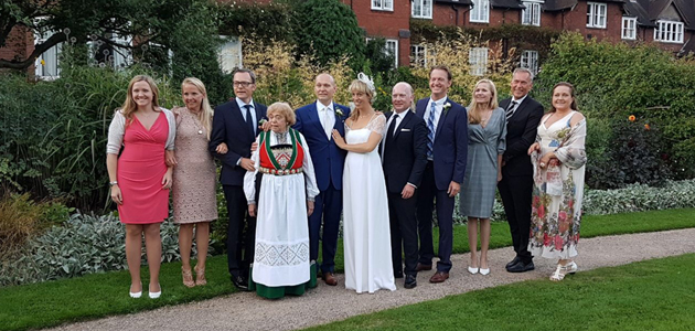 First Quaker marriage at Woodbrooke