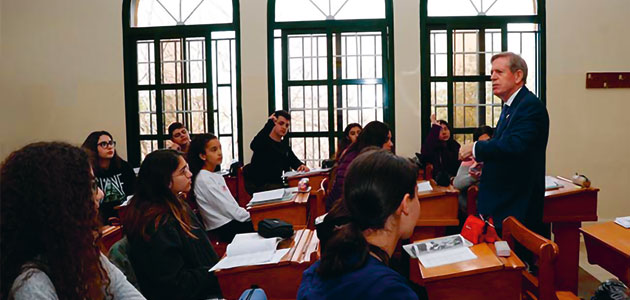 Different class: Sarah Barrett on Brummana High School, Lebanon