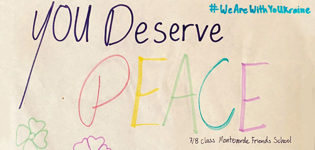 Quakers condemn the attack on Ukraine