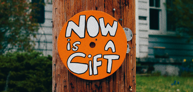 ‘If we are to live in the “now”, what do we do with those two bookends, past and future?’