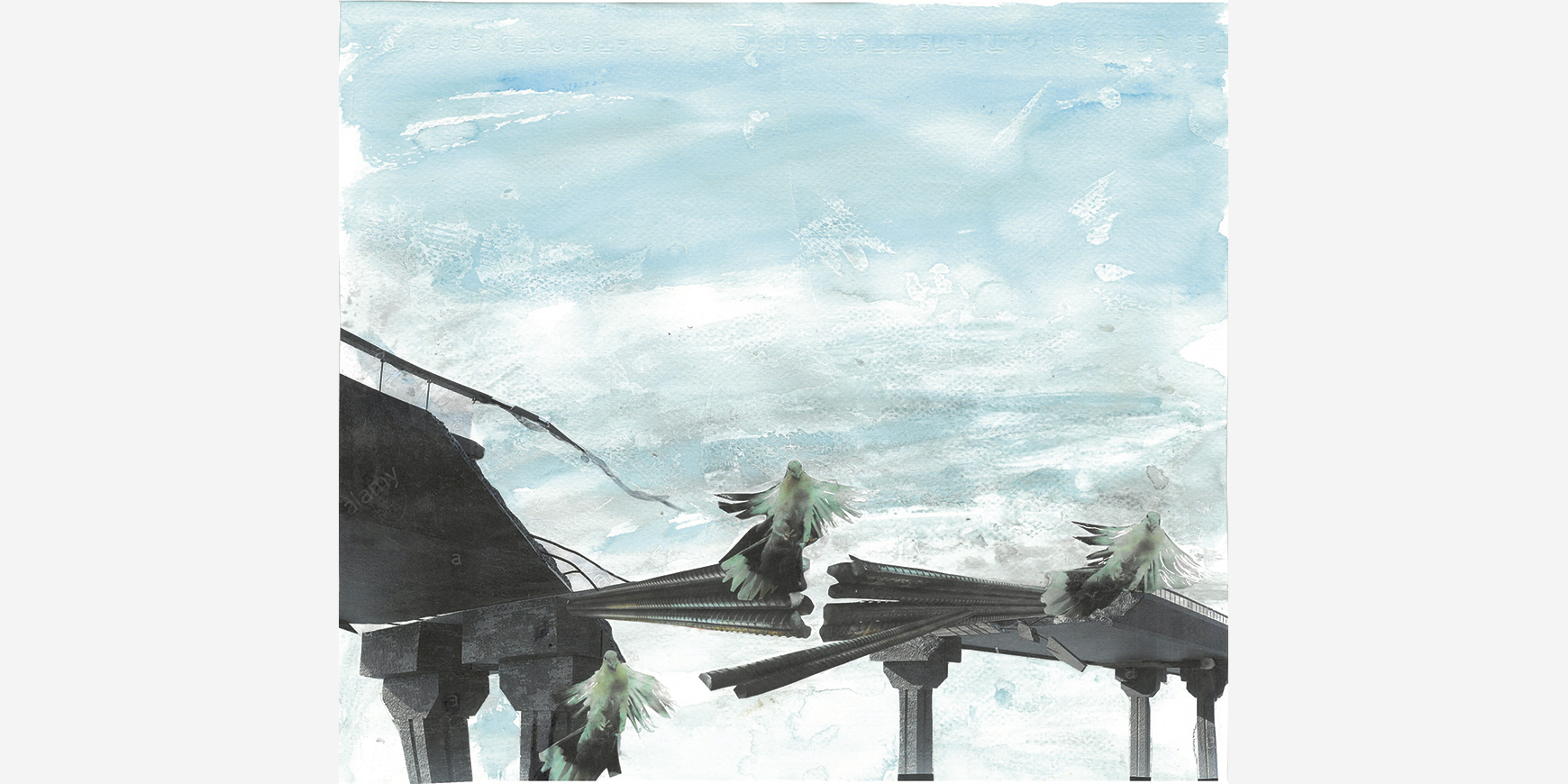 Riverbanks of Grief, an exhibition at Friends House, London (until 20 July)