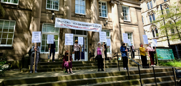 Quakers act in witness of G7 summit