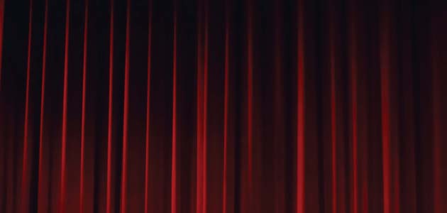 A curtain call: Janet Scott reads from the gospel of Mark