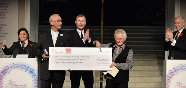 Quaker group wins Stonewall award