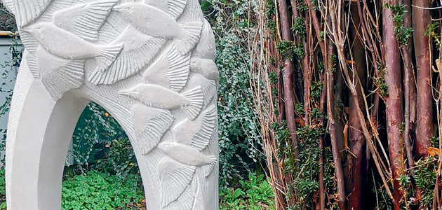 Peace garden in Exeter