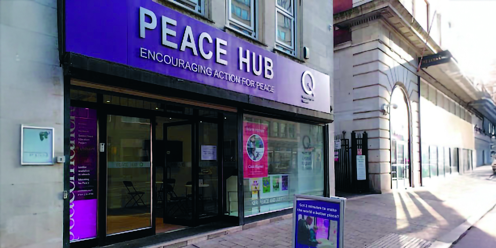 Friends mark ten years of the Peace Hub