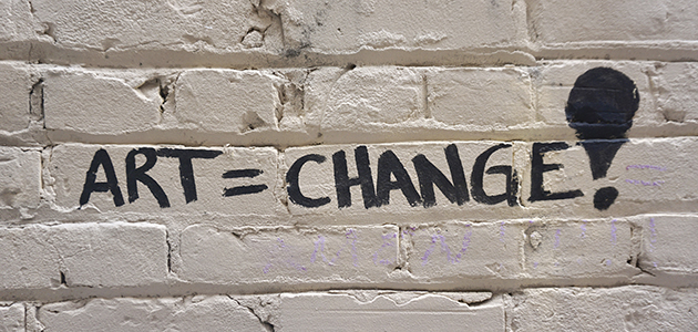 ‘Visual art can literally change how we see things.’