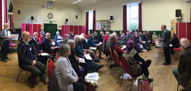 Friends in Wales hear about mental health
