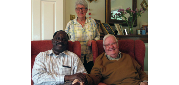 Kenyan Friend crosses continents