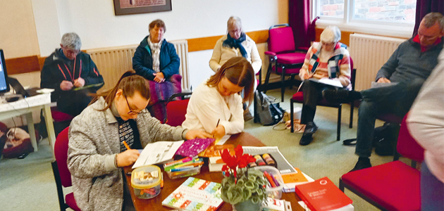 Friends offer Christmas witness