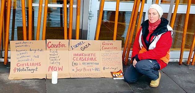 Quaker midwife on five-day peace fast