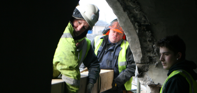 Tapestry moved to temporary home