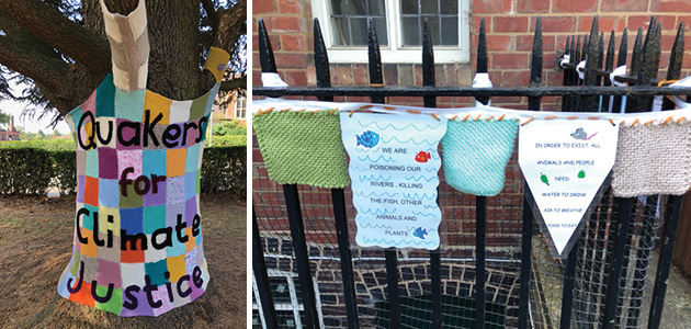 Bournville Friends knit for COP26