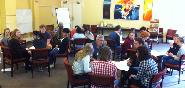 Ceilidh time at Woodbrooke