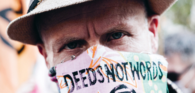 ‘We are radical, we are in love with this planet and we are acting in fierce love for our future.’